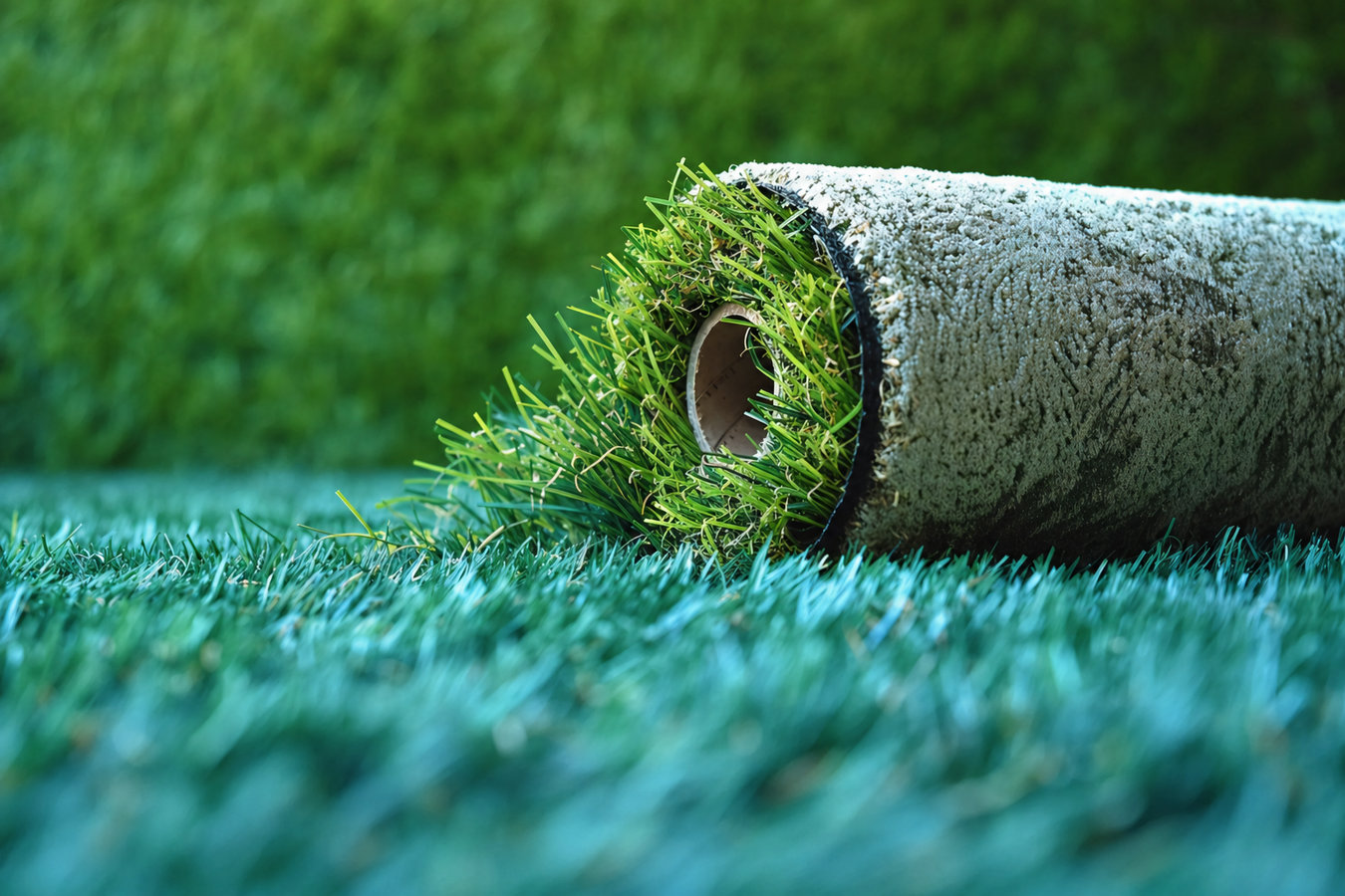 Synthetic lawn turf in College Station, TX